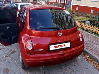 2007 Nissan Micra III (K12), красный, 470000 рублей, вид 2