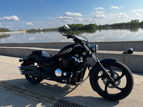 2014 Yamaha XVS1300, чёрный, 1065000 рублей, вид 2