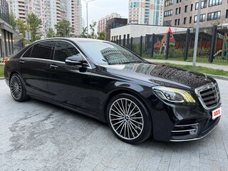2017 Mercedes-Benz S-Класс 400 d Long VI (W222, C217) Рестайлинг, чёрный, 3500000 рублей, вид 5