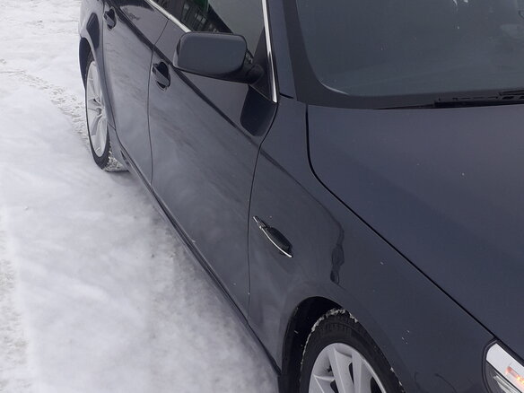 2007 BMW 5 серии 530i V (E60/E61) Рестайлинг, серый - вид 4