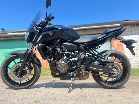 2020 Yamaha MT-07 (FZ-07), чёрный, 810000 рублей, вид 2