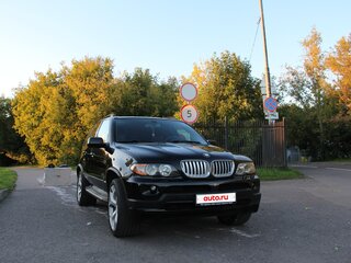 2005 BMW X5 3.0d I (E53) Рестайлинг, чёрный, 1350000 рублей, вид 2