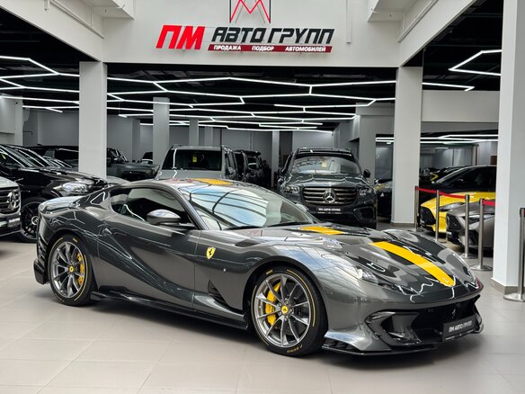 2022 Ferrari 812 Competizione, серый - вид 11