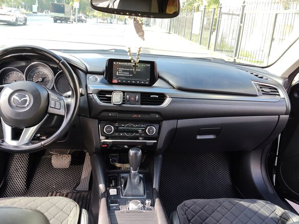 2016 Mazda 6 III (GJ) Рестайлинг, серый, 1600000 рублей - вид 15