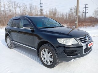 2008 Volkswagen Touareg I Рестайлинг, чёрный, 1220000 рублей, вид 2