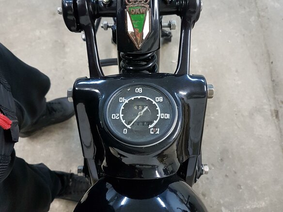 1942 DKW NZ 350, чёрный - вид 11