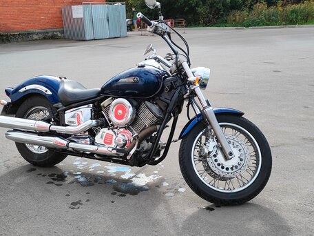 2009 Yamaha XVS1100, синий, 440000 рублей, вид 4