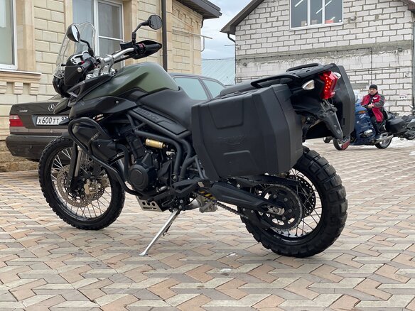 2013 Triumph Tiger 800, зелёный - вид 6