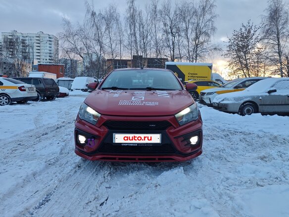 2016 Lada (ВАЗ) Vesta I, красный, 630000 рублей - вид 1