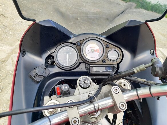 2000 Yamaha TDM850, пурпурный, 350000 рублей - вид 3