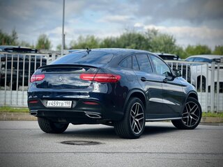 2018 Mercedes-Benz GLE Coupe 350 d I (C292), синий, 4099000 рублей, вид 4