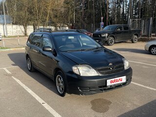 2003 Toyota Corolla Fielder IX (E120, E130), чёрный, 370000 рублей, вид 3