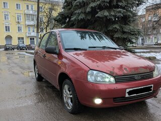 2008 Lada (ВАЗ) Kalina I, красный, 125000 рублей, вид 3