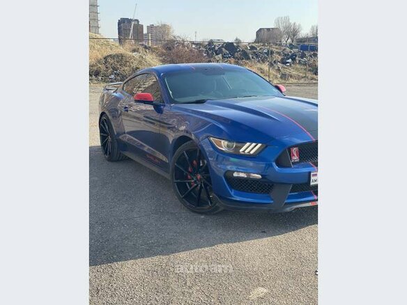 2017 Ford Mustang VI, синий