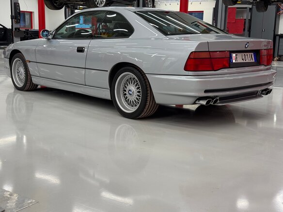 1997 BMW 8 серии 850i I (E31), серебристый - вид 8
