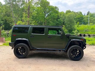 2008 Hummer H2 I Рестайлинг, зелёный, 5700000 рублей, вид 5