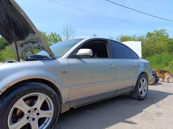 1998 Volkswagen Passat B5, серебристый - вид 3