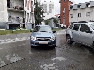 2015 Lada (ВАЗ) Granta I, голубой, 495000 рублей, вид 1