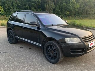 2006 Volkswagen Touareg I, чёрный, 621000 рублей, вид 4