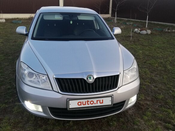 2013 Skoda Octavia II (A5) Рестайлинг, серебристый - вид 2