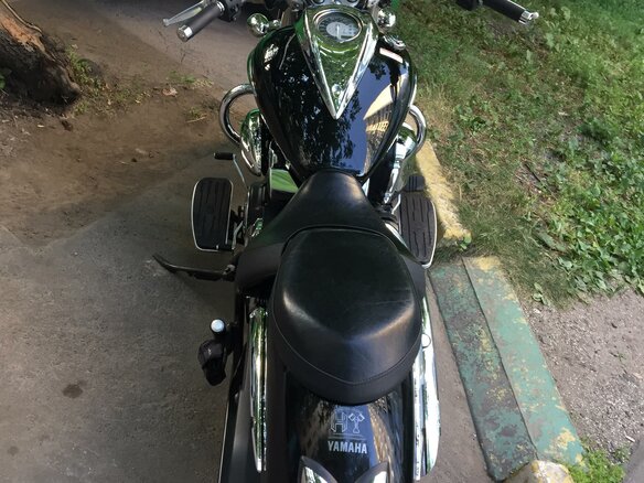 2008 Yamaha XVS950, чёрный, 600000 рублей - вид 9