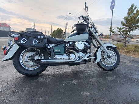 1999 Yamaha XVS400 Drag Star, зелёный, 380000 рублей, вид 5