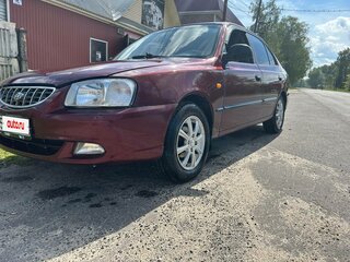 2007 Hyundai Accent ТагАЗ II, красный, 350000 рублей, вид 1