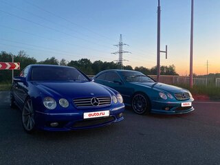 2003 Mercedes-Benz CL-Класс 500 II (C215) Рестайлинг, синий, 2200000 рублей, вид 1