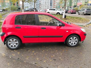 2007 Hyundai Getz I Рестайлинг, красный, 420000 рублей, вид 4