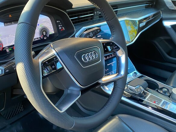 2019 Audi A6 allroad 45 TDI IV (C8), серый, 4200000 рублей - вид 8