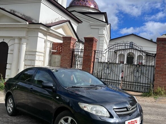 2008 Toyota Corolla AMT X (E140, E150), чёрный, 595000 рублей - вид 2