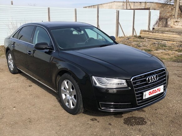 2013 Audi A8 III (D4) Рестайлинг, чёрный, 1450000 рублей - вид 2