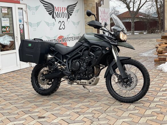 2013 Triumph Tiger 800, зелёный - вид 2