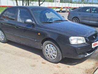 2005 Hyundai Accent ТагАЗ II, чёрный, 200000 рублей, вид 2