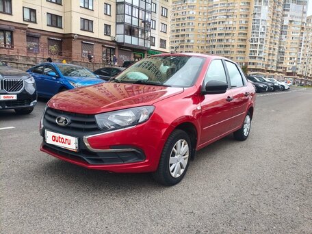 2020 Lada (ВАЗ) Granta I Рестайлинг, красный, 695000 рублей, вид 2