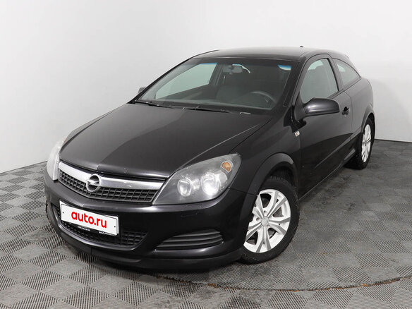2008 Opel Astra H Рестайлинг, чёрный, 450000 рублей