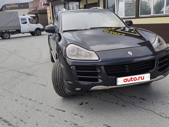 2009 Porsche Cayenne Diesel I Рестайлинг (957), чёрный, 1450000 рублей - вид 1