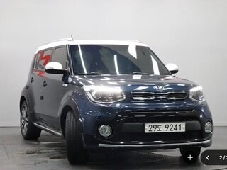 2017 Kia Soul II Рестайлинг, синий, 1650000 рублей, вид 3