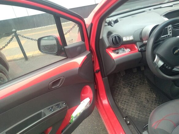 2010 Chevrolet Spark III, красный - вид 11