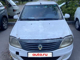 2011 Renault Logan I Рестайлинг, белый, 105000 рублей, вид 1