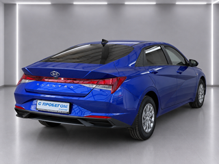 2021 Hyundai Elantra VII (CN7), синий, 2240000 рублей, вид 4