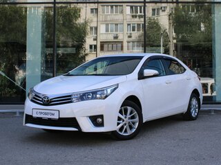 2014 Toyota Corolla XI (E160, E170, E180), белый, 1135000 рублей, вид 1