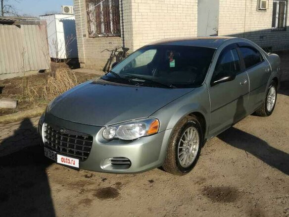 2006 Chrysler Sebring II Рестайлинг, зелёный