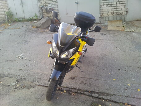 2004 Suzuki V-Strom 1000, жёлтый, 350000 рублей, вид 2