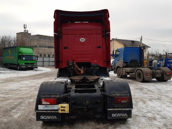 2007 Scania R-Series, красный - вид 4