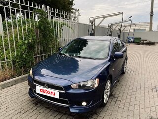 2007 Mitsubishi Lancer X, синий, 780000 рублей, вид 2