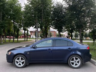 2008 Mitsubishi Lancer X, синий, 630000 рублей, вид 3