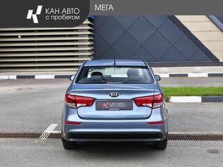 2015 Kia Rio III Рестайлинг, голубой, 990000 рублей, вид 4