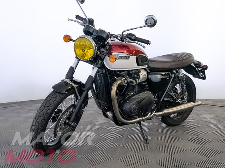 2021 Triumph Bonneville T100, красный, 885000 рублей, вид 5