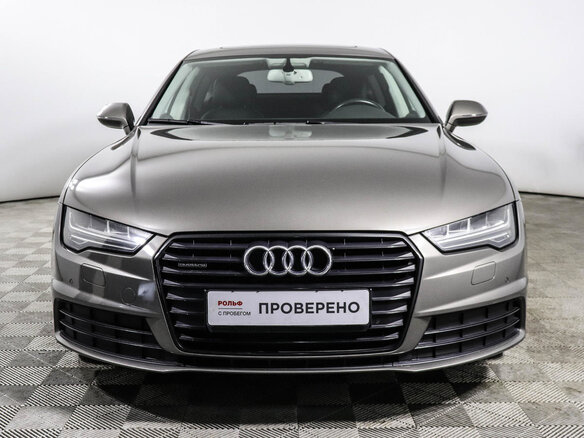 2015 Audi A7 I (4G) Рестайлинг, коричневый - вид 1